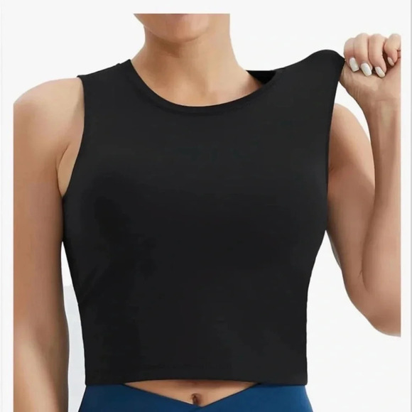 The Gym  People TGP Black Sleeveless Athletic Tank Top Size Large - Picture 3 of 9